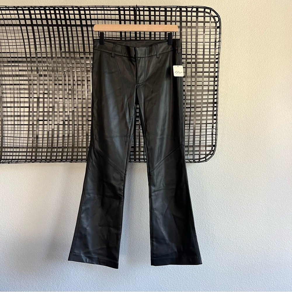 Free People Black Flared Pants